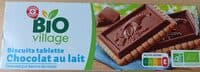 Biscuits tablette chocolat au lait