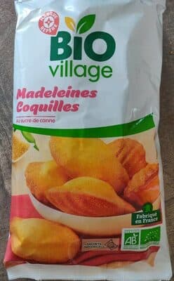 Madeleines coquilles bio