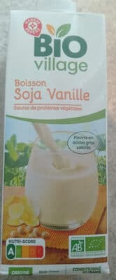 Lait soja vanille
