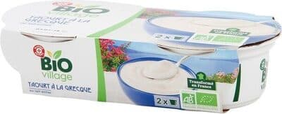 Yaourt à la grecque bio au lait entier x 2