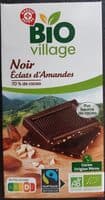 Chocolat noir éclats d'amandes