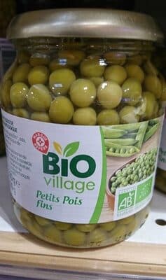 Petits pois fins bio village
