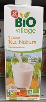 Boisson riz nature bio village