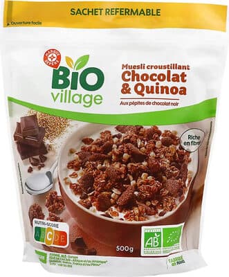 Muesli croustillant Chocolat & Quinoa