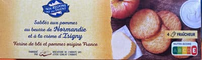 Sablés aux pommes au beurre de Normandie
