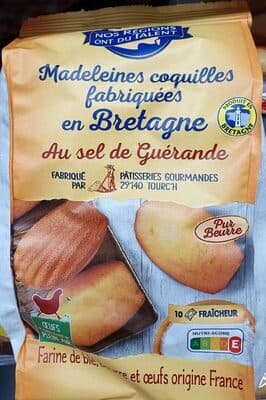 Madeleine coquilles au sel de Guérande