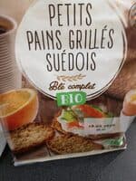 Petits pains grillés suédois bio