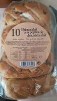 10 Pains au lait aux pépites de chocolat au lait