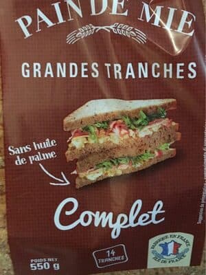 Pain de mie complet