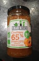 Confiture 65% d'abricots