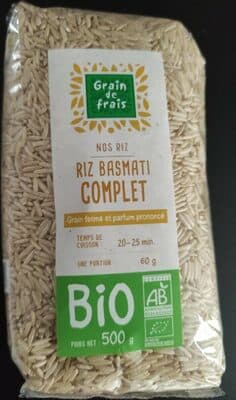 Riz basmati complet