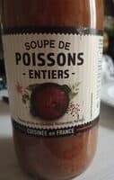 Soupe de poissons entiers