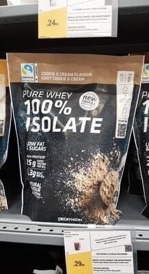 Pure whey 100% isolate cookie & cream