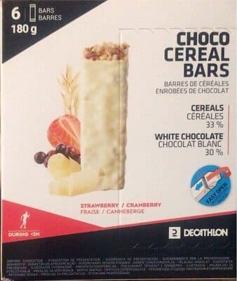 Choco cereal bars strawberry