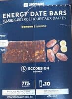 Energy date bar banane x10