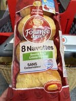 8 Navettes au beurre frais et à la crème fraîche