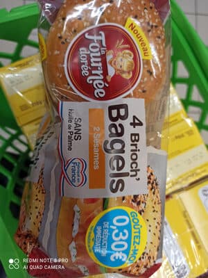 4 brioch' Bagels