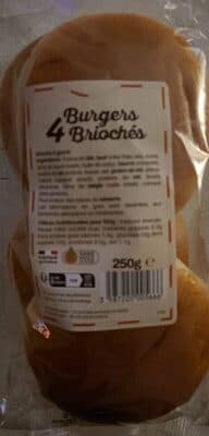 4 Brioches Burger Buns
