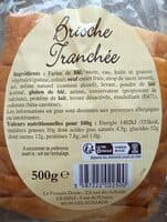 Brioche tranchée