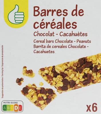 Barres de céréales Chocolat - Cacahuète