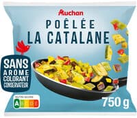 Poêlée Catalane Haricots plats + courgettes + aubergines préfrites + poivrons + oignons