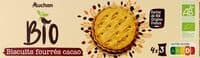 Biscuits fourrés cacao BIO