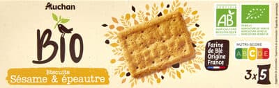 Biscuits sésame et épeautre