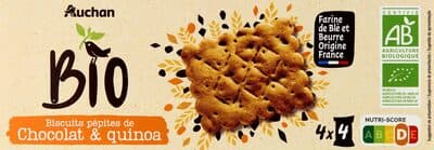 Biscuits pépites de chocolat et quinoa