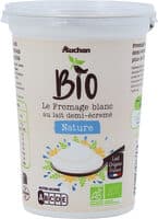 Fromage blanc issu de l'agriculture biologique