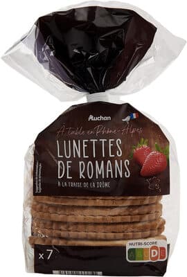 Lunettes de Romans à la fraise de la Drôme