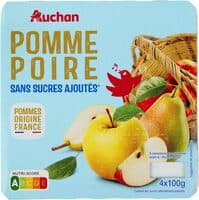 Pomme poire sans sucres ajoutés**Contient des sucres naturellement présents