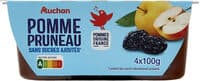 Pomme pruneau sans sucres ajoutés**Conformément à la réglementation applicable aux purées. Contient des sucres naturellement présents dans les fruits.