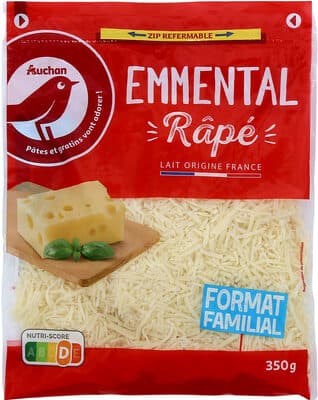 Emmental râpéFAMILIAL 350G