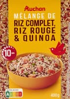 Mélange de riz complet, riz rouge et quinoa