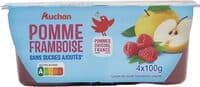 Pomme framboise sans sucres ajoutés**Contient des sucres naturellement présents dans les fruits.