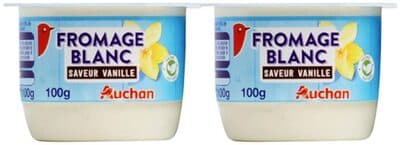 Fromage BlancSaveur Vanilledoux et sucré