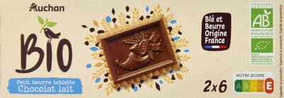 Petit beurre tablette chocolat lait bio