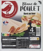 Blanc de poulet doré au four