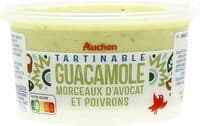 Guacamole - morceaux d'avocat et poivron