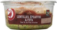 Lentilles, épeautre et fêta