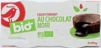 Coeur fondant au chocolat noir BIO 2x90g
