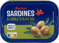 Sardines à l'huile d'olive bio