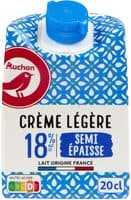 Crème légère semi épaisse 18%