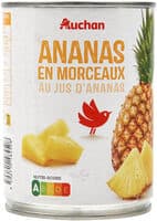 Ananas en morceaux au jus d'ananas