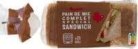 Pain de mie complet Grandes Tranches