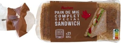 Pain de mie complet Grandes Tranches