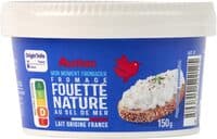 Fromage fouetté nature au sel de mer