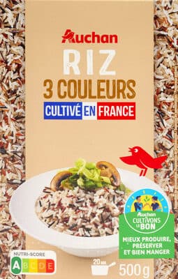 Riz 3 couleurs