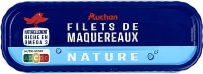 Filets de Maquereaux blancs nature