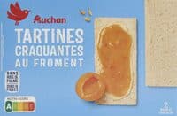Tartines croquantes au froment